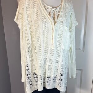 POL Cream Knit Sweater